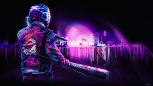 Vaporwave, Artist, Artwork, Digital Art, Helmet, Deviantart, 4K wallpaper