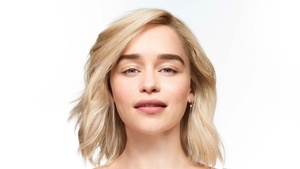 Emilia Clarke, White, 4K wallpaper