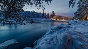 Snow, Winter, Nature, 4K wallpaper