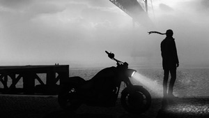 Keanu Reeves, Ghost Rider, Superheroes, Artwork, Artstation, Monochrome, Black And White, 4K wallpaper