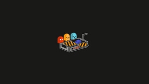 Pacman, Minimalism, Minimalist, Artist, Artwork, Digital Art, Dark, Black, 4K wallpaper