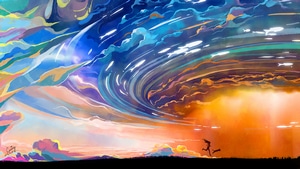 Artist, Artwork, Digital Art, Storm, Colorful, Deviantart, 4K wallpaper