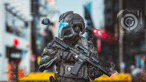 Scifi, Police, Artist, Artwork, Digital Art, Artstation, 4K wallpaper