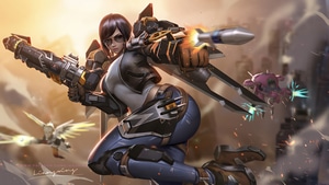 Pharah Overwatch, Overwatch, Games, Xbox Games, Ps Games, Pc Games, Artwork, Artist, Digital Art, 4K wallpaper