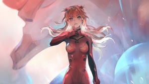 Asuka Langley Soryu, Neon Genesis Evangelion, Anime Girl, Anime, Artist, Artwork, Digital Art, Artstation, 4K wallpaper
