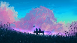 Couple, Love, Artist, Artwork, Digital Art, Artstation, 4K wallpaper