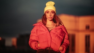 Girls, Model, Jacket, 4K wallpaper