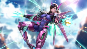 Dva Overwatch, Overwatch, Games, Artist, Digital Art, Artstation, 4K wallpaper