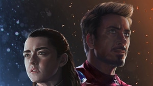 Arya Stark, Iron Man, Superheroes, Artwork, Artstation, 4K wallpaper