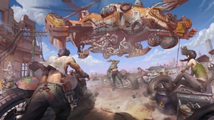 Biker, Artist, Artwork, Digital Art, Artstation, 4K wallpaper