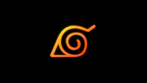 Naruto, Anime, Logo, 4K wallpaper