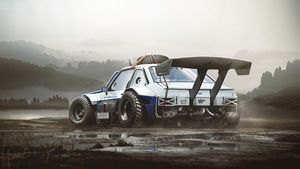 Ford, Cars, Artist, Artwork, Digital Art, 4K wallpaper