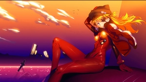 Asuka Langley Soryu, Neon Genesis Evangelion, Anime Girl, Anime, Artist, Artwork, Digital Art, 4K wallpaper