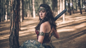 Wonder Woman, Superheroes, Cosplay, 4K wallpaper
