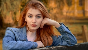 Redhead, Girls, Model, 4K wallpaper