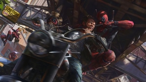 Wolverine, Deadpool, Superheroes, Artwork, Artstation, Artist, 4K wallpaper