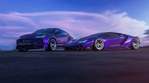 Lamborghini Centenario, Lamborghini Urus, Lamborghini, Cars, Artstation, 4K wallpaper
