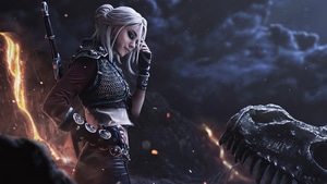 Ciri, The Witcher 3, Games, Ps4 Games, Xbox Games, Pc Games, Cosplay, Artstation, 4K wallpaper