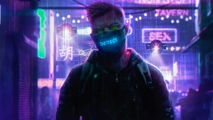 Artist, Artwork, Digital Art, Neon, 4K wallpaper