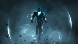 Shazam, Superheroes, Artist, Artwork, Digital Art, Minimalism, Minimalist, 4K wallpaper