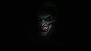 Joker, Supervillain, Superheroes, Dark, Black, 4K wallpaper