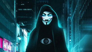 Anonymus, Mask, Artist, Artwork, Digital Art, 4K wallpaper