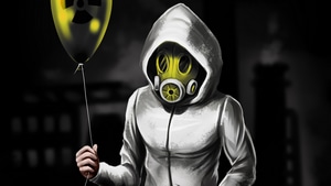 Hoodie, Anonymus, Artist, Artwork, Digital Art, Mask, 4K wallpaper