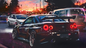 Nissan Skyline, Nissan, Cars, Deviantart, Artist, Artwork, Digital Art, 4K wallpaper