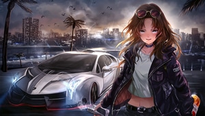 Anime Girl, Anime, Artist, Artwork, Digital Art, 4K wallpaper