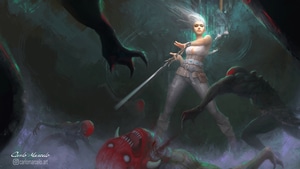 Ciri, The Witcher 3, Games, Deviantart, 4K wallpaper