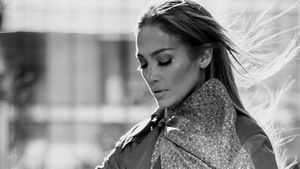 Jennifer Lopez, Celebrities, Girls, Monochrome, Black And White, 4K wallpaper