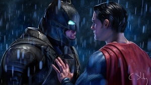 Batman, Superman, Superheroes, Artwork, Artstation, 4K wallpaper