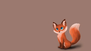 Fox, Minimalism, Minimalist, Artist, Artwork, Digital Art, 4K wallpaper