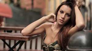 Brunette, Girls, Model, 4K wallpaper