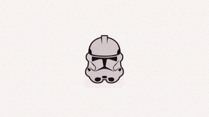 Stormtrooper, Star Wars, Mask, Artist, Artwork, Digital Art, Minimalism, Minimalist, 4K wallpaper