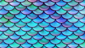 Mermaid scales, Pattern, Holographic, 4K wallpaper