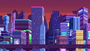 Pixel, Buildings, Artist, Artwork, Digital Art, Deviantart, 4K wallpaper