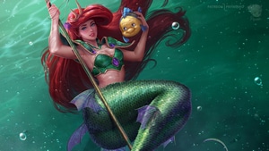 The Little Mermaid, Movies, Animated Movies, Mermaid, Deviantart, 4K wallpaper