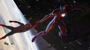 Iron Man, Spiderman, Superheroes, Artwork, 4K wallpaper