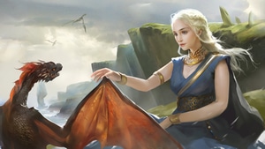 Daenerys Targaryen, Game Of Thrones, Tv Shows, Artist, Artwork, Digital Art, Artstation, 4K wallpaper