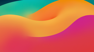 iPadOS 17, Dark Mode, Stock, Gradient Abstract, 4K wallpaper