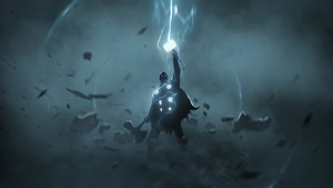 Thor, Superheroes, Artist, Artwork, Digital Art, Minimalism, Minimalist, 4K wallpaper