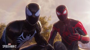 Marvels Spider-Man 2, Venom, 2023 Games, PlayStation 5, Spiderman, 4K wallpaper