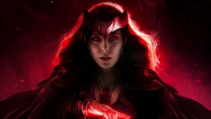 Wanda Vision, Scarlet Witch, Tv Shows, Artstation, 4K wallpaper