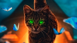 Cat, Animals, Artist, Artwork, Digital Art, 4K wallpaper