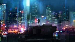 Alone, Sad, Artist, Artwork, Digital Art, Scifi, Artstation, 4K wallpaper