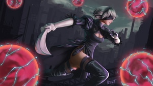 Nier Automata, Games, Artist, Artwork, Digital Art, Artstation, 4K wallpaper