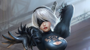 Nier Automata, Games, Artist, Artwork, Digital Art, Artstation, 4K wallpaper