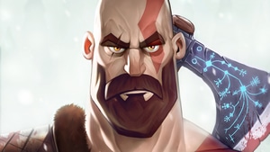 Kratos, Artwork, Games, Artstation, 4K wallpaper