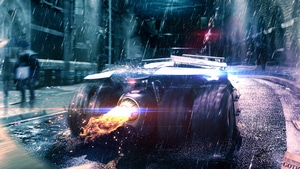 Batmobile, Batman, Artwork, Artist, Digital Art, Superheroes, 4K wallpaper